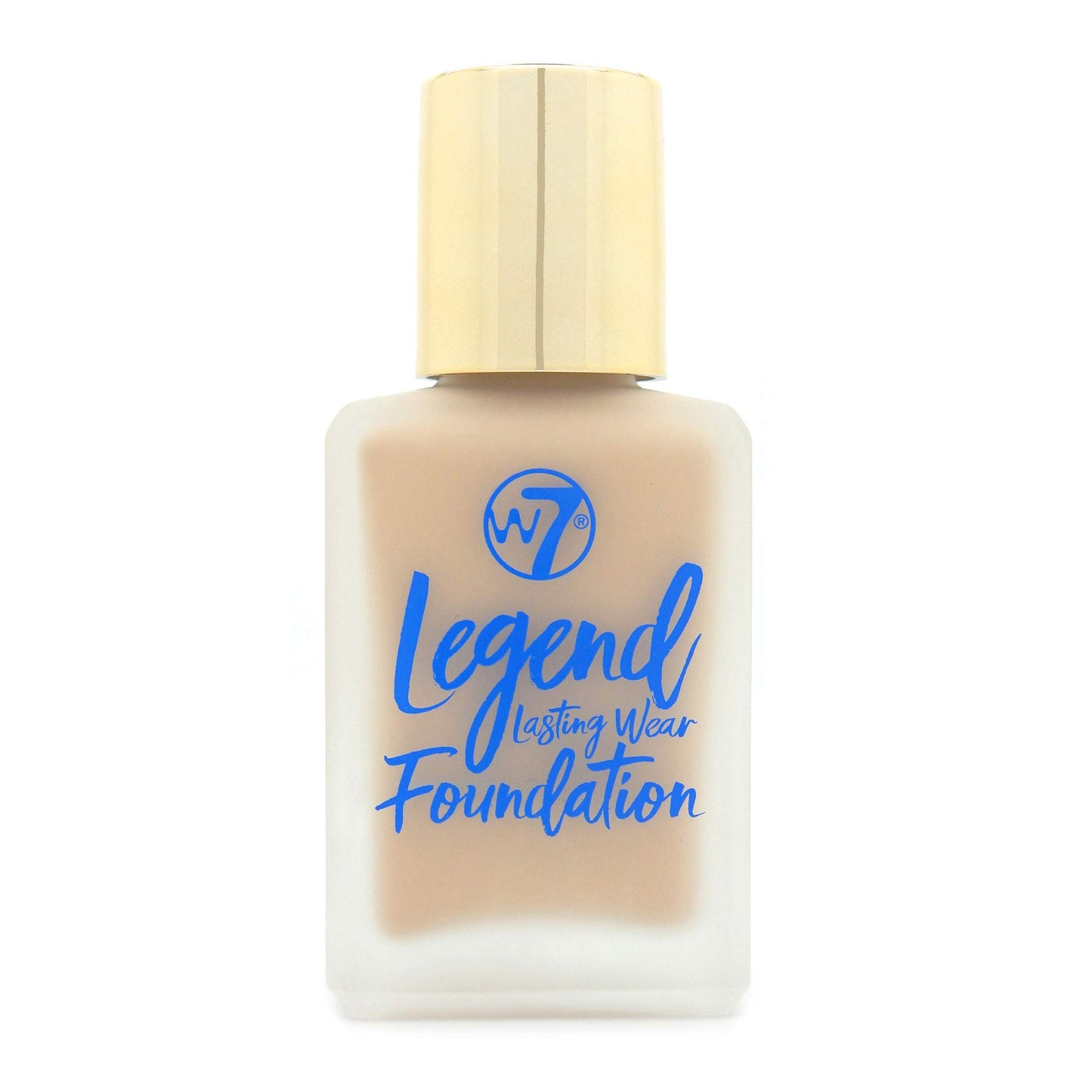 W7 Legend Foundation - Creamy Liquid Foundation for Poreless, Semi-Matte Medium Coverage - 28ml (Fresh Beige)