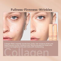 SEMECOMER Triple-Action Pure Collagen Wand: Anti-Wrinkle + Hydrating Balm for Face, Eye, Lip & Neck – Collagen-Boosting Moisturizer to Smooth Fine Lines, Revitalize Skin & Lock in Hydration, 7g