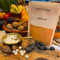 INNOPURE High Dose Vitamin B6 Tablets 100mg - One-A-Day Easy to Swallow Tablet - 4 Month Supply (120 Tablets) Vegan Society Approved, UK Made