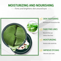 Tongyend Under Eye Patches,60Pcs Natural Aloe Vera Eye Bags Remover,Hydrating Anti-aging Anti Wrinkle Patches,Skincare Eye Masks For Puffy Eyes And Dark Circles,Eye Gel Pads for All Skin Types