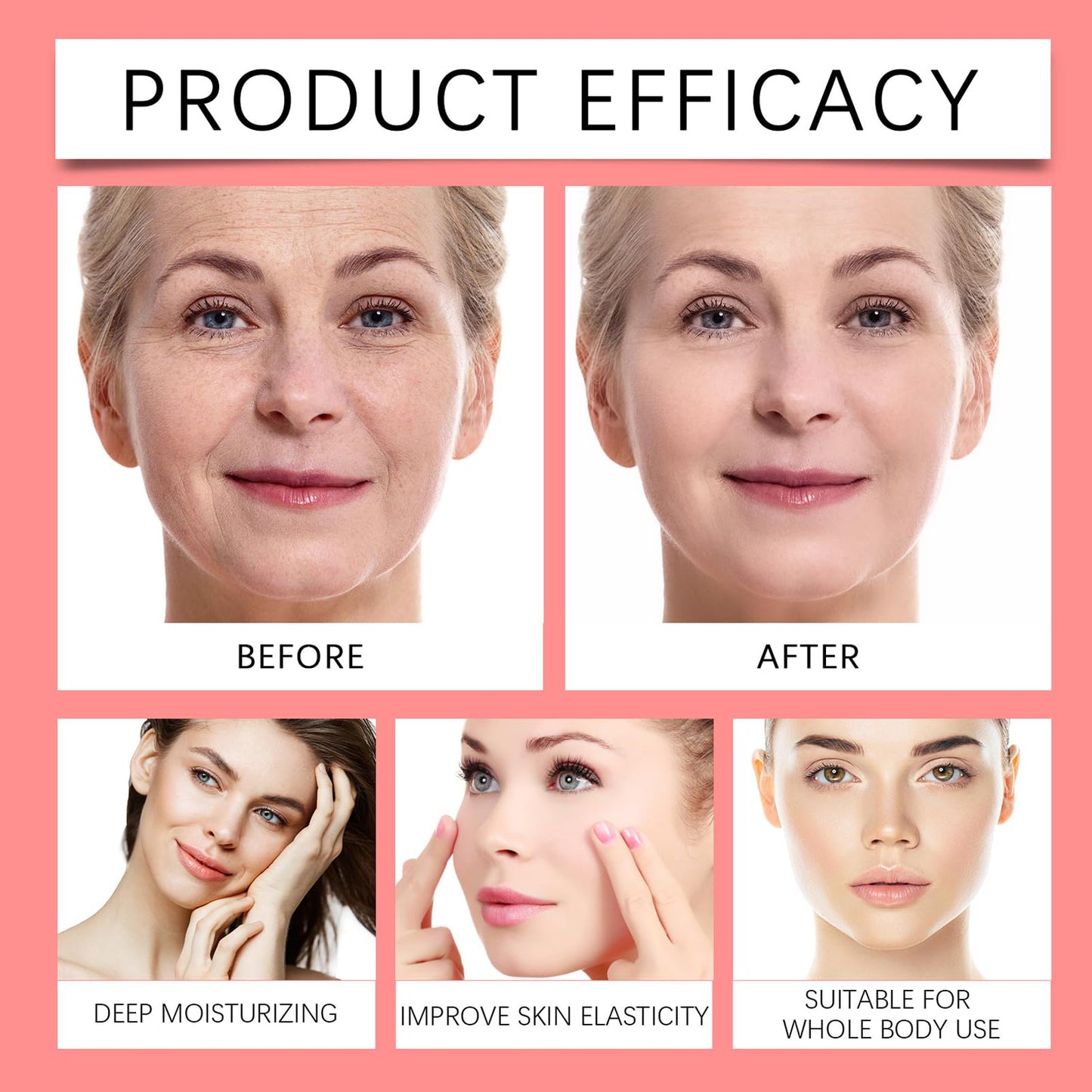 MEITREND Magic Body Oil Firming,Advanced Firming Body Lotion for Women,Hydrating Body Lotion,Moisturizing Collagen Lifting Glow Essence Magic Body Oil with Vitamin E,Lift Sagging Skin & Improve Dry Skin