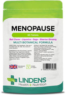 Lindens Menopause Formula 60 Tablets - Multi Botanical Formula Including Red Clover, Liquorice, Sage and Siberian Ginseng - Supports with Menopausal Symptoms and Promote Wellbeing & Vitality