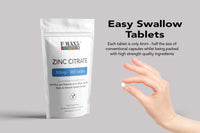 formula max5 nutrition Zinc Citrate 50mg | 120/360 Tablets | One a Day | Easy to Swallow | Immune Health | Food Supplement (360)