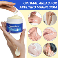 Magnesium Cream for Sleep & Muscle Relaxation, Skin Calming Moisturizing Butter with Magnesium, Sleep Support & Muscle Relaxation