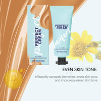 Xunzhi All Over Complexion Perfecter,Concealing Foundation Perfecting Cream,Perfect Cream Skin Tint,CC C/ream Foundation,Body Coverage Perfecter,Waterproof Corrector F/oundation,Body Makeup
