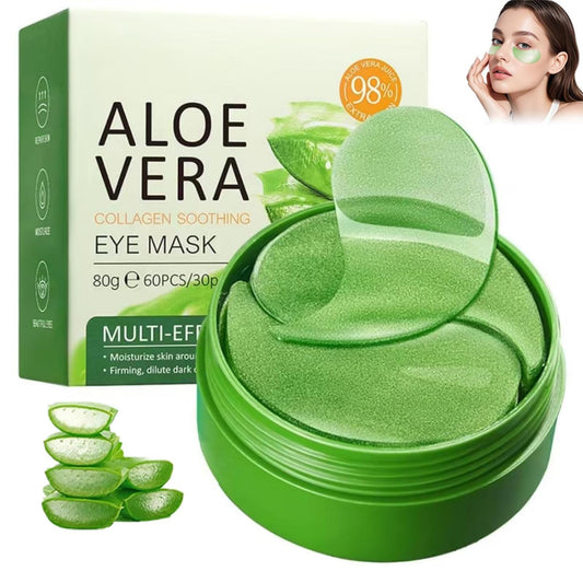 Chenduoran 60Pcs Under Eye Patches,Collagen Patches Eye Masks, Aloe Vera Gel Eye Mask Skin Care,for Puffy Eyes Dark Circles Eye Bags, Anti Wrinkle, Hydrating,Skincare,for Men and Women