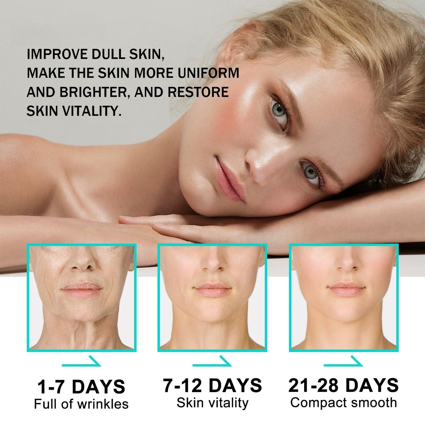 Jinjiar Collagen Peptides Firming Serum Stick,Anti Aging Peptides Serum Sti-ck,Collagen Ser-um Stick Skin Tightening Cream for Face,Moisturiser Face Women,Body Moisturiser for Dry Skin,Skin Repair Cream