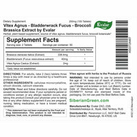 Evalar Vitex Chaste Tree Bladderwrack Fucus Extract Mastofit Herb 100 Tab