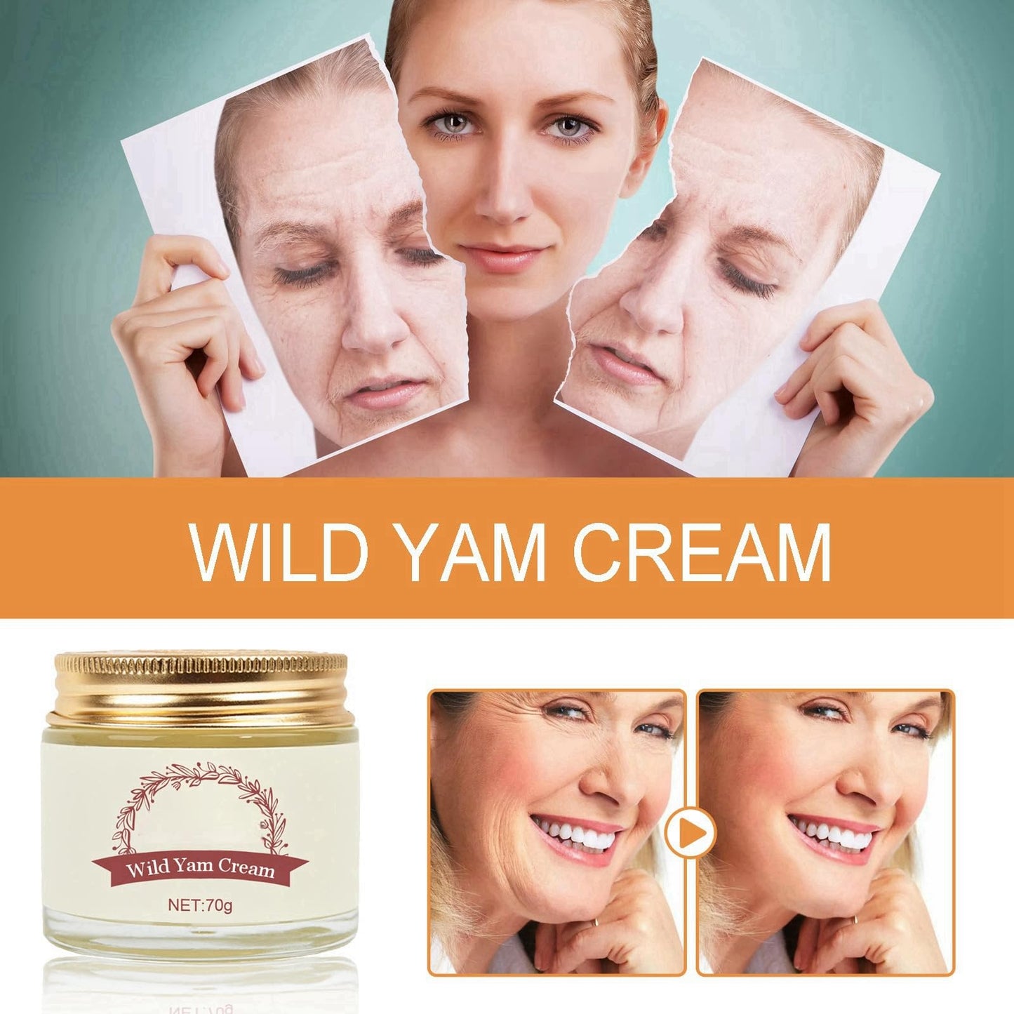 2pcs Wild Yam Cream,An-Nas Wild Yam Cream for Hor-Mone Balance,Women'S Wild Yam Cream,Wild Yam Root Cream for Women,Anti Wrinkle Wild Yam Cream,Anna'S Wild Yam Cream to Anti Aging,Skin Care,Face Cream