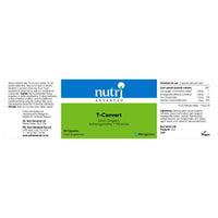 Nutri Advanced - T-Convert - Gum Guggul with Ashwagandha, Selenium and Zinc - Healthy Thyroid Hormone Conversion - 60 Capsules