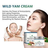 Wild Yam Cream, Organic Wild Yam Cream for Menopause, Support Hormone Harmony, Women Wild Yam Root Cream Skin Moisturizer