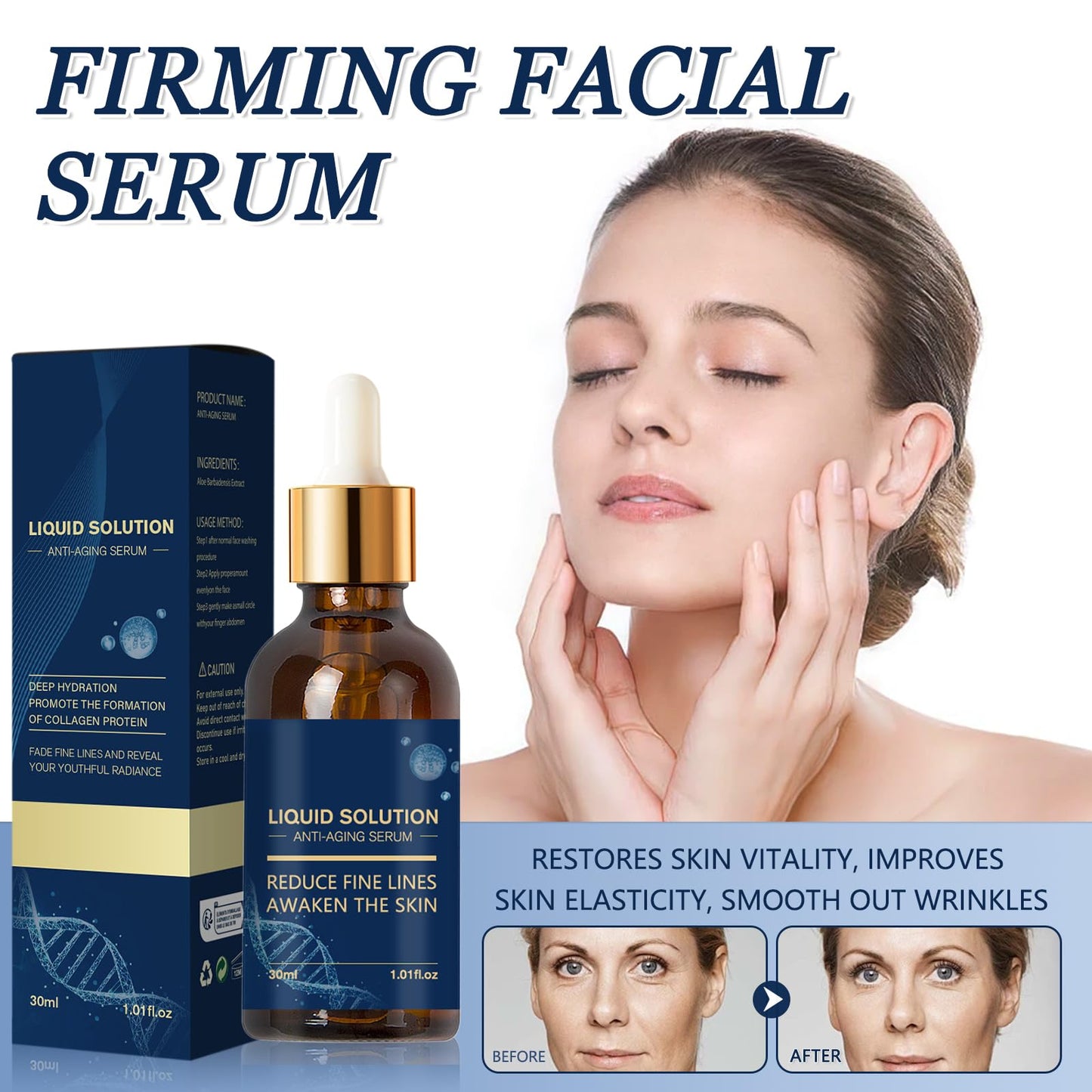 BoloShine Olavitas Serum, Olavitas Liquid Solution, Reduce Fine Lines and Wrinkles, Anti Aging Facial Serum, Hydrating & Plump Skin Face Serums for All Skin Types, 30ml