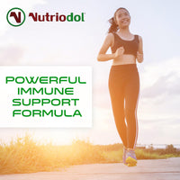Nutriodol Vitamin C with Rosehip & Bioflavonoids 180 Tablets | 1000mg Easy to Swallow Tablets | Slow Release | Contributes to The Normal Function of The Immune System.