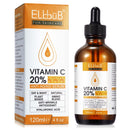 ELBBUB Premium 20% Vitamin C Serum For Face with Hyaluronic Acid, Retinol & Amino Acids - Boost Skin Collagen, Brighten Hydrate & Plump Skin, Anti Aging & Wrinkle Facial Serum, 60 ml