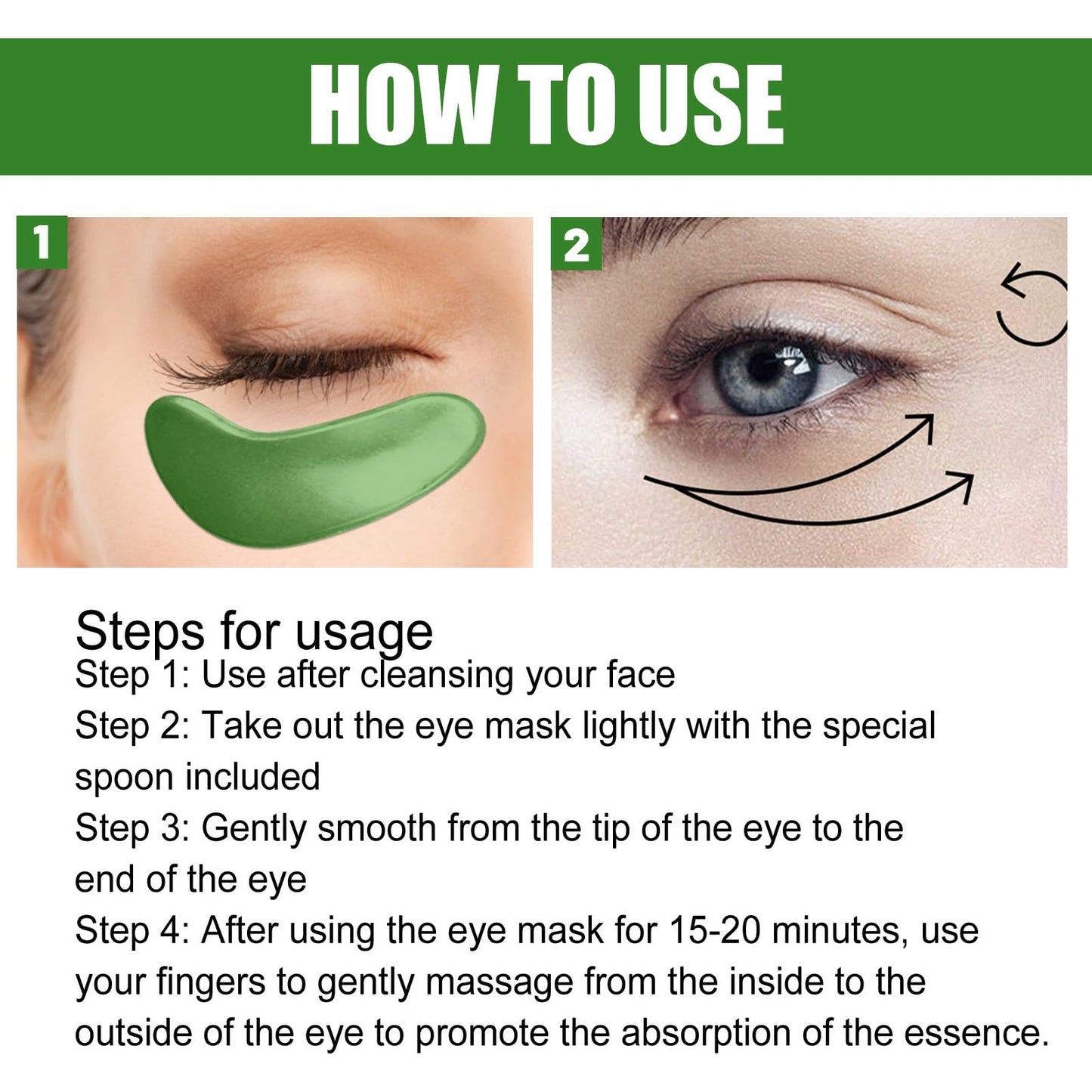 HIVETZ Under Eye Patches,Collagen Under Eye Mask,Under Eye Gel Pads,Avocado Under Eye Patches,Under Eye Gel Patches,Eye Masks Skincare,Eye Masks for Puffy Eyes,Bags,Dark Circles and Wrinkles(30 Pairs)
