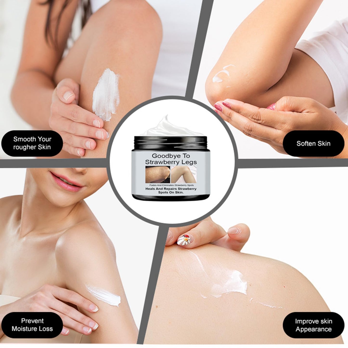 Strawberry Legs Treatment,Keratosis Pilaris Treatment,Skin Exfoliating Repair Lotion,Keratosis Pilaris Cream,Moisturizing Strawberry Skin Smooth Radiant Body Lotion,Body Care for Women Men
