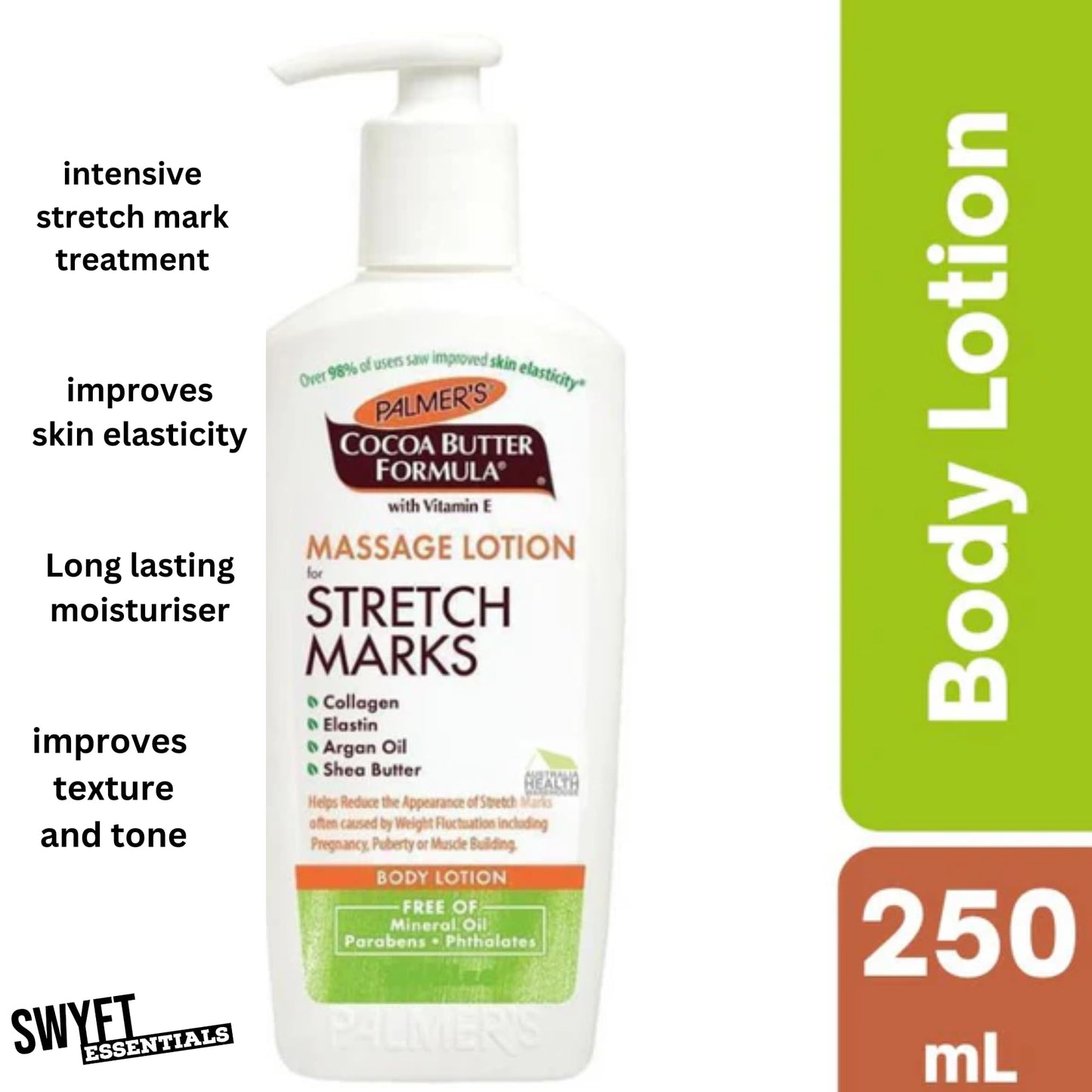 Palmers Coconut Stretch Mark Cream Bundle: 1x Palmers Stretch Mark Cream 250 ML & 1x Palmers Firming Butter 125 gm | Stretch Mark Removal Bundle by Palmers Cocoa Butter