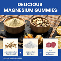 Fengsheng Home Sleep Gummies with 350mg Magnesium Glycinate & Citrate for Adults - High Strength Natural Alternative - L-Theanine, Vitamin D & Zinc - Sleep Gummies - Sugar Free & Vegan - Anxiety & Sleep Support