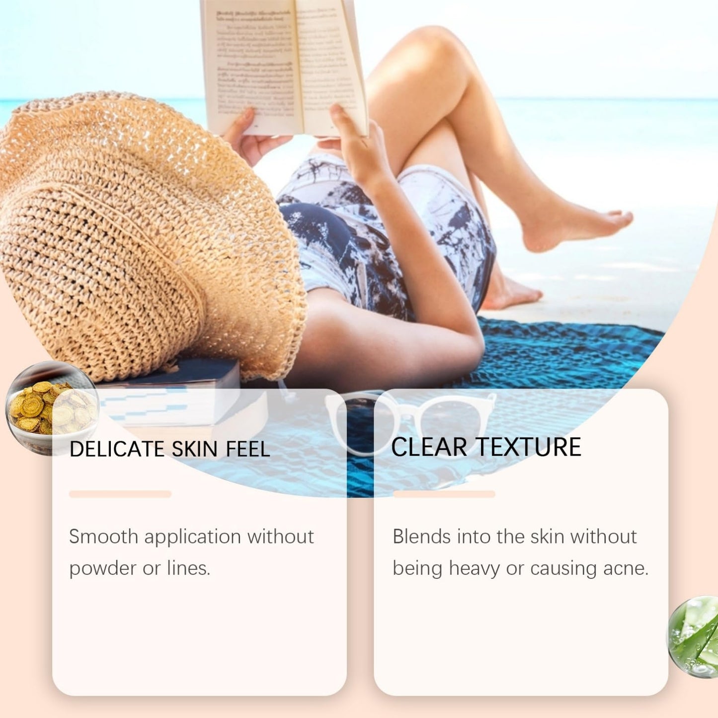 Ruojiar Premium Sun Perfect Tinted Sunscreen,Tinted Sunscreen SPF 50,Tinted SPF 50 Face Moisturiser,Factor 50 Tinted Moisturizer for Face&Body,Sun Cream,Natural Coverage,Light and Breathable,Non Greasy