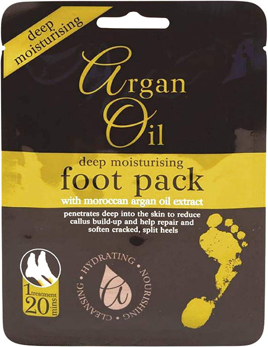Xpel Multi Pack Deep Moisturising Foot Pack with Morrocan Argan Oil Extract - 3 Packs.