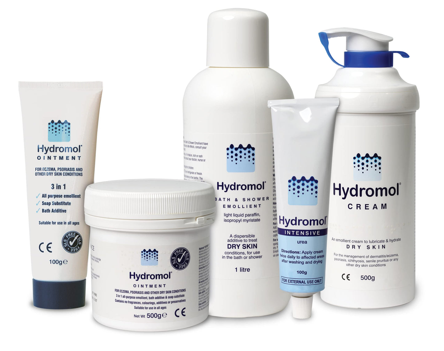Hydromol Bath and Shower Emollient 500 ml, for the Management of Eczema, Dermatitis, Psoriasis and Other Dry Skin Conditions