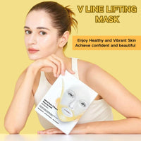 Deep Collagen Retinol Tension Boost Up Mask Set - Korean Face Mask for Face Tightening and Lifting - Collagen Face Mask for V-Line, Smile Line & Forehead Wrinkles, Korean Skincare, 4PCS
