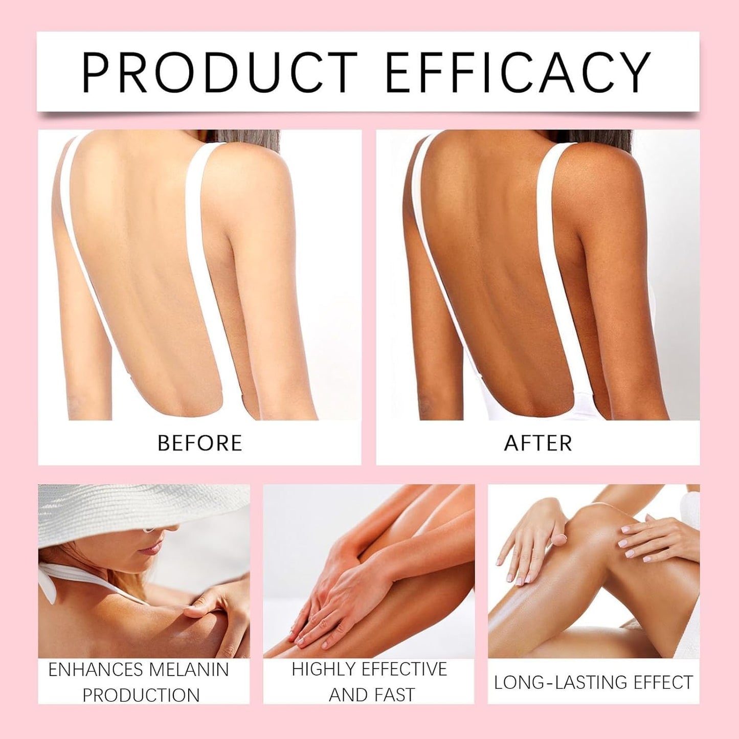 Sunless Tanning Drops, Melanin Glow Drops for Face and Body, Gradual T-an, Without The Sun Damage, Unisex 60ML