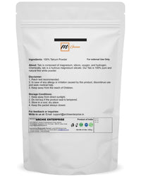 mGanna 100% Natural Talc Powder for Facial Make-up and Cosmetic formulations 0.5 LBS / 227 GMS