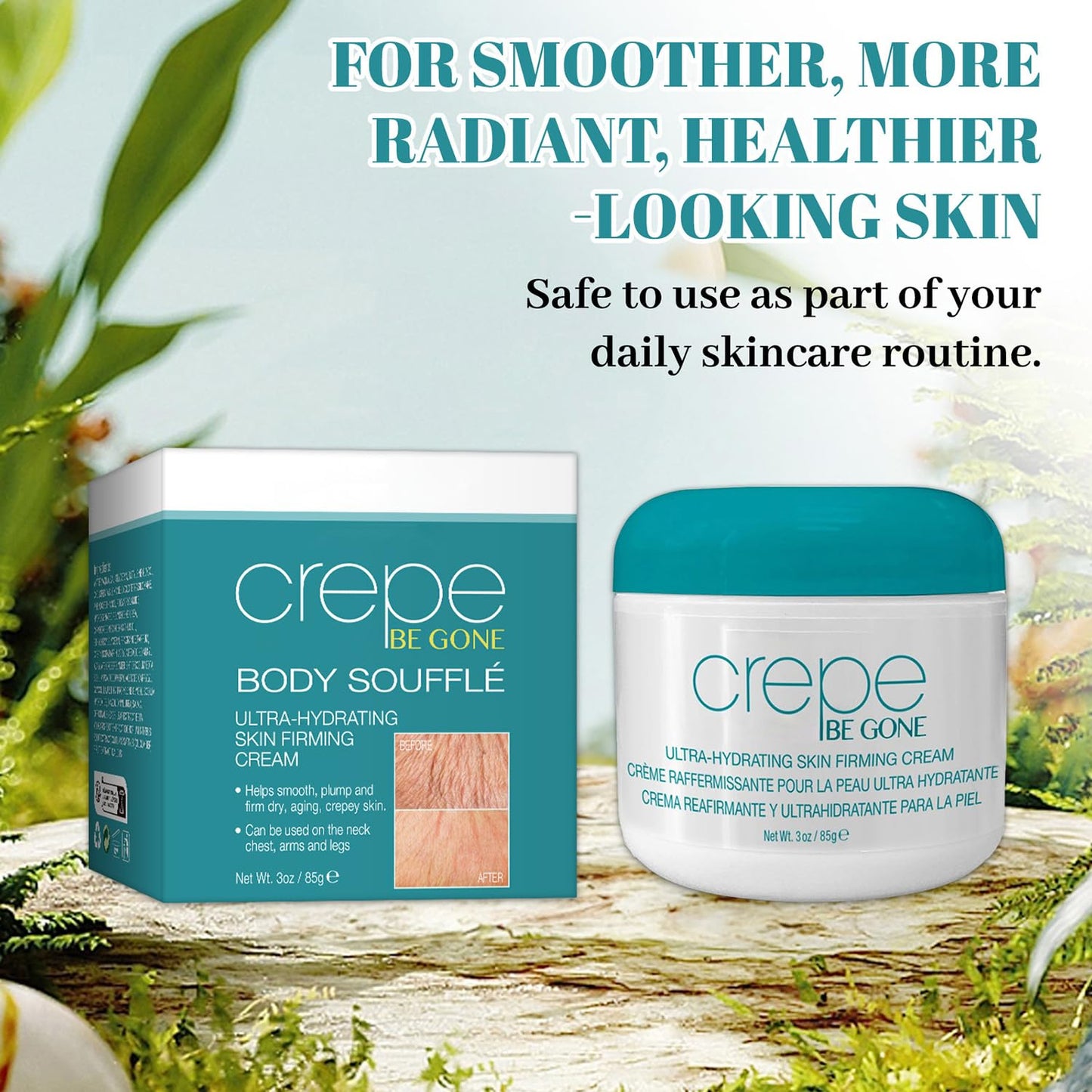 Generic Crepe Be Gone Body Souffle - Best for Tightening Sagging Skin, Tighten and Lift Neck Cream, Chest,Arms,neck Moisturiser Repair Decolletage Cream, Advanced Neck Cream Moisturizing 85g