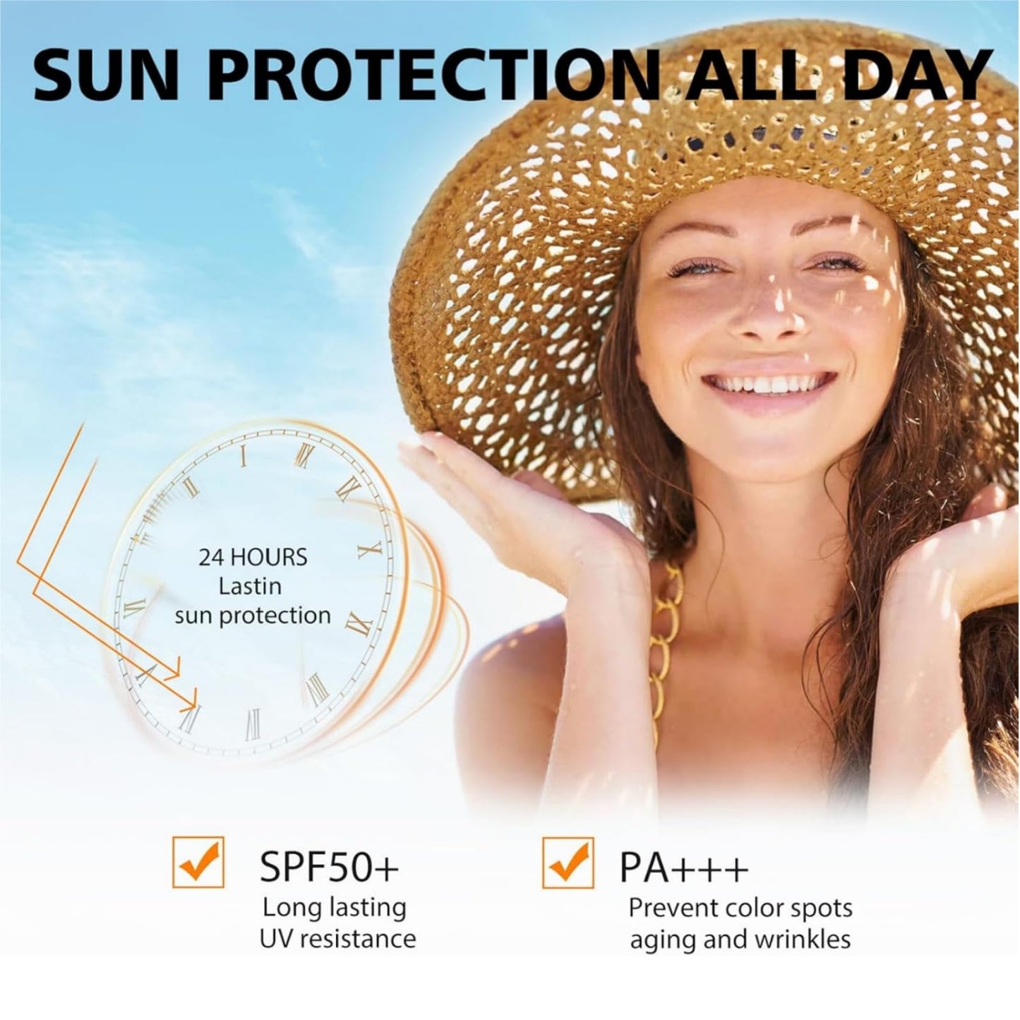 Yoowan Spf 50 Sunscreen Stick,Sunscreen Stick,Sun Block Stic-K,Sun Cream Stic-K Spf 50,Strong Sunblock Cream With Vc And Nicotinamide,Moisturizing Sunbalm For Face,Waterproof,Gentle And Non-Irritating