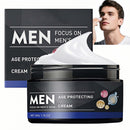 Men's Skin Tightening Cream For Face - for Facial Aging, Fine Lines And Wrinkles, Mens Moisturiser Face Cream Mens Skincare Smoother, For Men's Daily Routine, Youthful Look, Hydrated, Non-Greasy 50ml