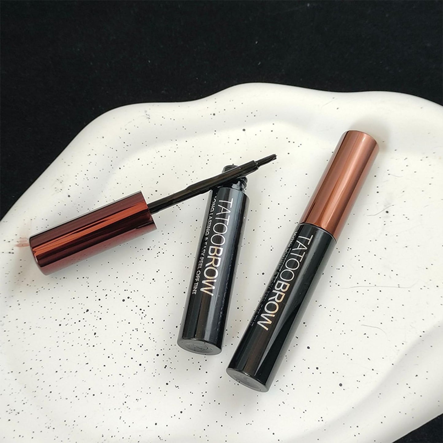 Generic Semi-Permanent Tattoo Brow Gel – Waterproof Peel-Off Eyebrow Tint for Defined, Natural-Looking Brows, Lasts Up to 3 Days(Gray Brown)