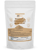 mGanna 100% Natural Rhassoul Clay Powder (Indian Origin) for Anti-Ageing & Skin firming, Hair Masks, Scrubs, Creams and Soap Making 0.5 LBS / 227 GMS (Red)