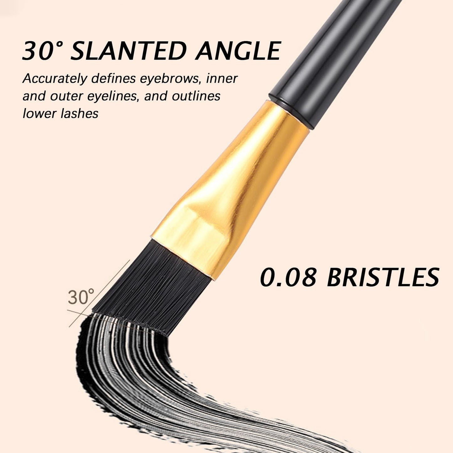 AuraAnge Waterproof Eyebrow Pomade Gel with Brush - Long Lasting, Tinted, Transfer-Proof, Sweat Resistant, Quick Drying - Professional Makeup in Dark Brown