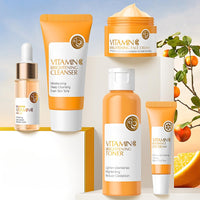 TBeautfave Skincare Gift Set for Teenage Girls, Vitamin C Skin Care Sets & Kits, Pamper Sets for Women Gifts, Teen Skincare Sets, Facial Kit - Cream,Serum,Cleanser,Toner,Sunscreen,Eye Cream,Eye Serum