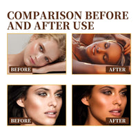 Jinjiar Sunless Tanning Drops,Sunless Self Tanning Drops,Enhancing Natural Skin Tone Without the Sun Damage,Gradual Nourishing Face Tan Dr-op,for All Skin Types,Tan-ning Dro-ps Dr-ink,Sunbed Cream Accelerator