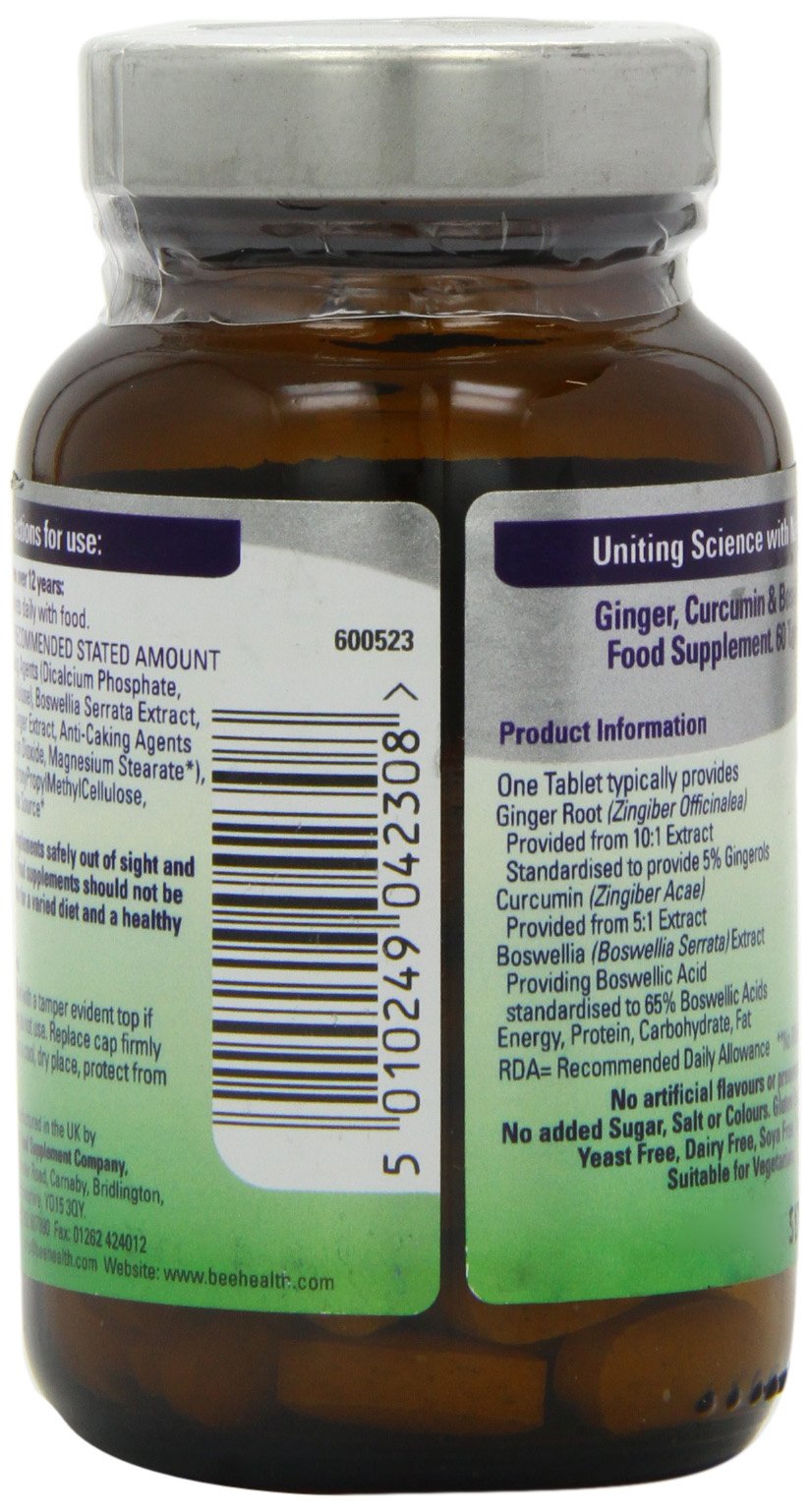 FSC Ginger Curcumin and Boswellia - Pack of 60 Tablets