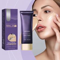 Ruojiar Body Coverage Per/fector,Ta/ttoo Cover Up Makeup,All Over Com/plexion Per/fector,Long Lasting Waterproof Sweatproof,Natural Gloss,Easy Application,Radiant Glow,Body Makeup,for Blemish,Spot and Scars