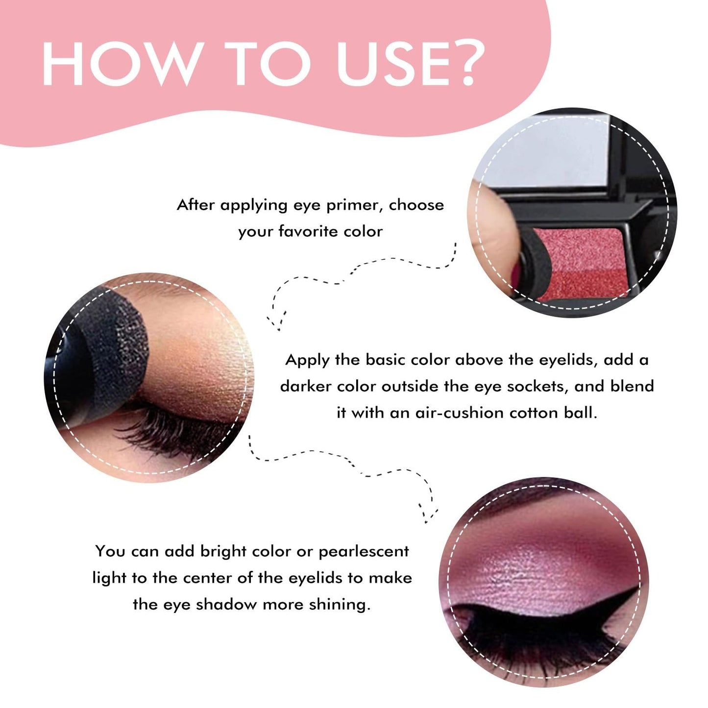 HIVETZ Pink Eyeshadow Palette,Make-Up Palettes,9 Colour Glitter Matte Eye Shadow Pallets,Shimmer Glitter Eye Shadow Pallets,Bright Eyeshadow Palettes,Makeup Eyeshadow,Long Lasting Highly Pigmented Eye Shadow