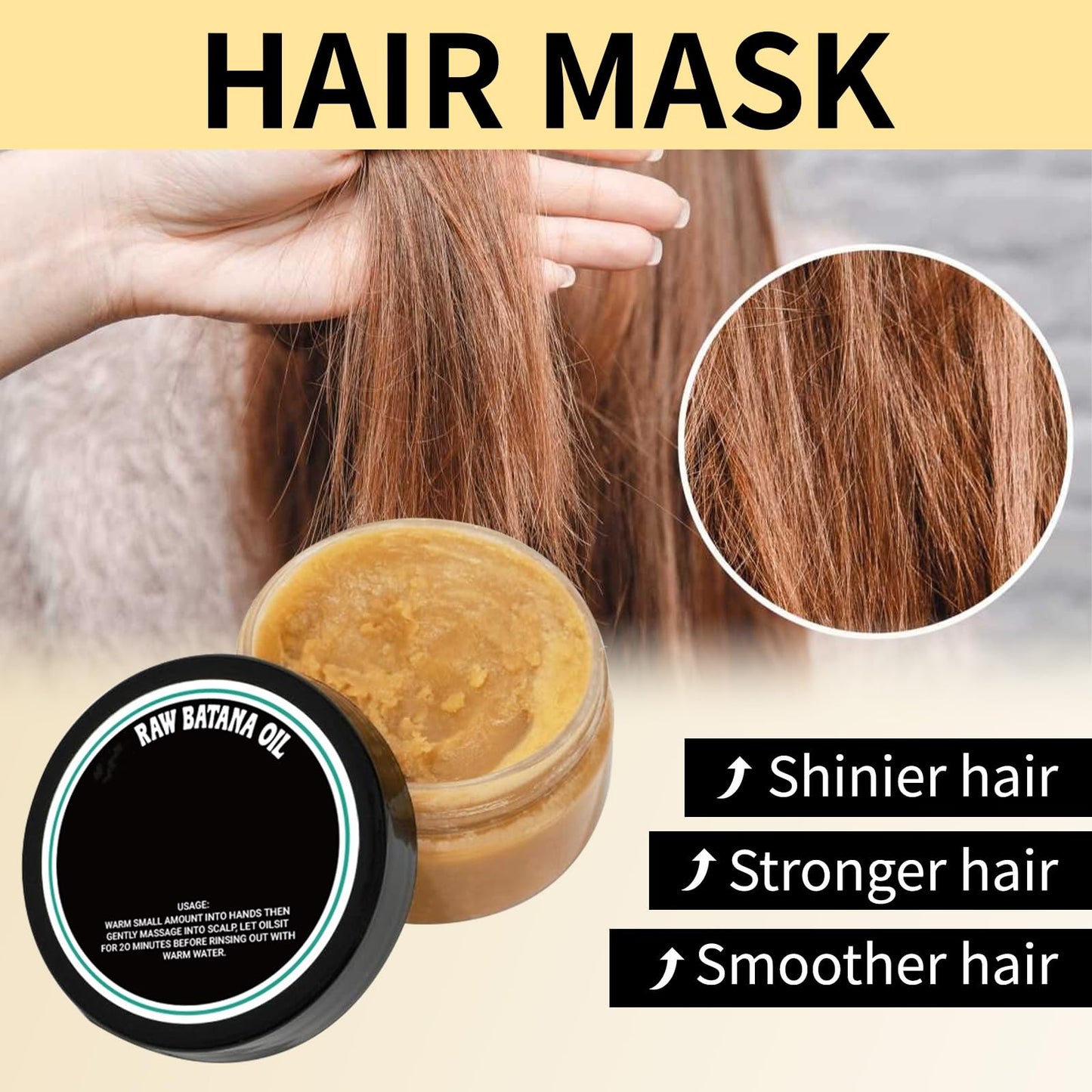 OuXing Batana Oil,Raw Batana Oil for Hair,Raw Ba/tana O/il Hair Treatment Cream,Bat/ana O/i/l for H/air Growth,Organic Bata/na Hair Growth Butter,Hai/r O/ils,Batan/a Ha/ir Oi/l,Hai/r Repair Mask