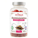Nutrilus Ashwagandha Root Extract Gummies 600mg – 1200mg per Serving - High Strength – 5% Withanolides – Natural Flavour Vegan Gummy Supplement (60 Gummies)