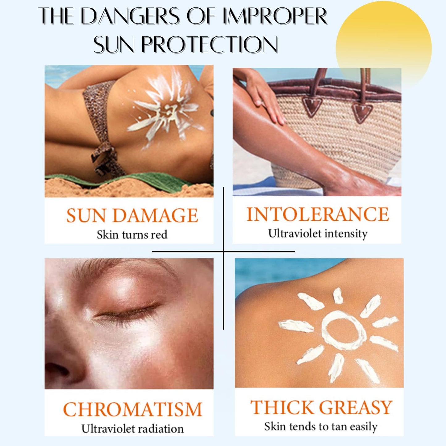 ISBEAUSOLS Sunscreen SPF 60-Face Sun Cream- Face SPF 60-Ski Sun Cream-Waterproof Sun Cream-Tone up Sunscreen-Sun Cream Face- Mountain Sun Cream-Sun Cream for Man and Woman-Once a Day Sun Cream for Face and Body