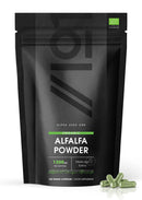 Organic Alfalfa 1200mg - Pure & Potent Powder – Certified Organic, Non GMO, Gluten Free, Halal – 120 Vegan Capsules