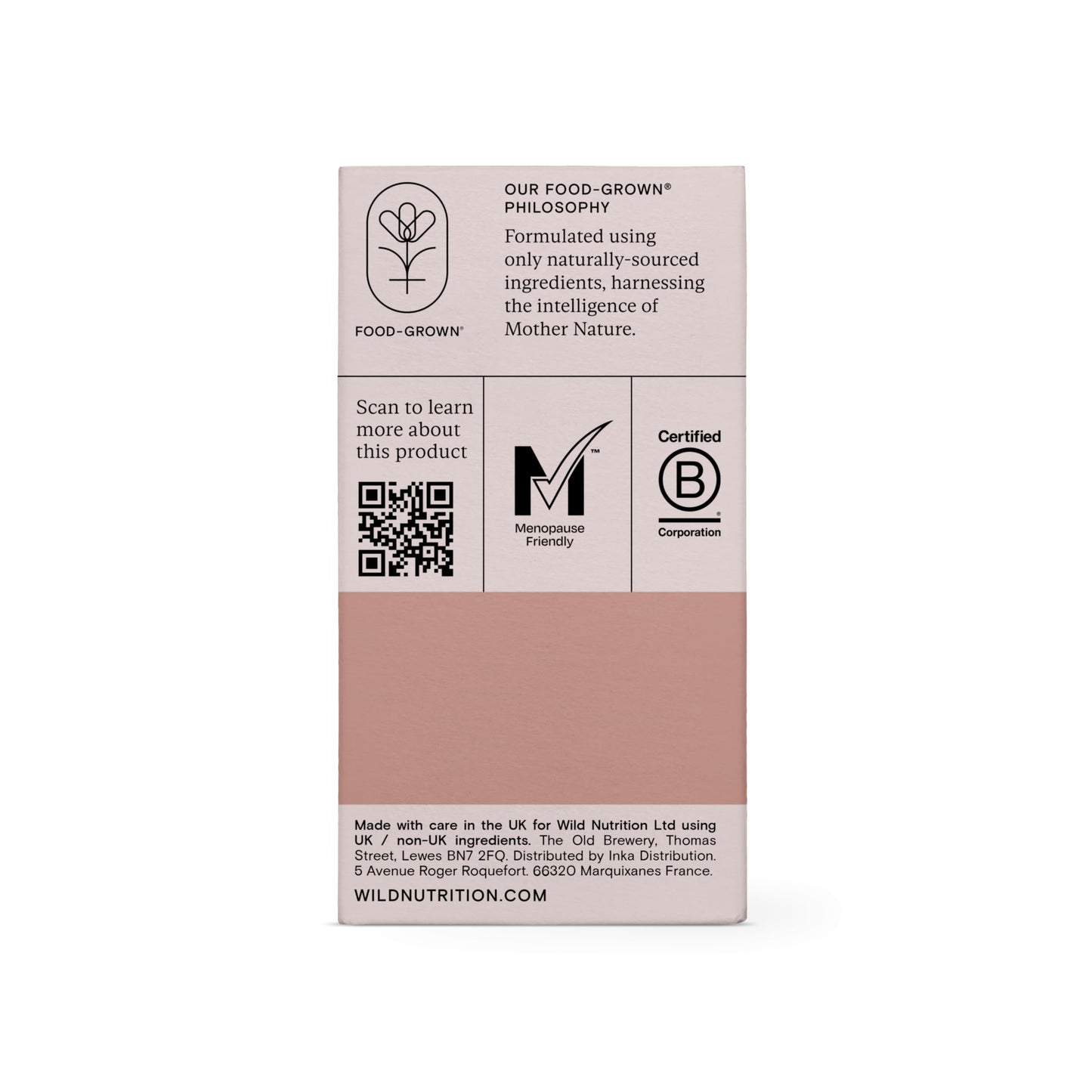 Wild Nutrition WILD NUTRITION Food-Grown Perimenopause Complex | Perimenopause Supplements to Support Hormone Balance for Women | Shatavari & Saffron Supplement to Support Mind, Body and Mood | 60 Capsules