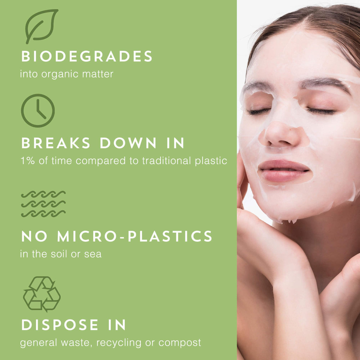 BeautyPro BEAUTYPRO SUPER HYDRATING Face Mask Hyaluronic Acid Bamboo Sheet Natural Moisturising Korean Skincare Brightens Tones Nourishes Combats Dry skin Multi Award Winning Brand