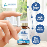 NAD Supplements 1200mg, NAD+ 13 in 1 Superior Antioxidant Blend with Max Absorption for Cellular Energy and Healthy Aging Support, 120 Capsules