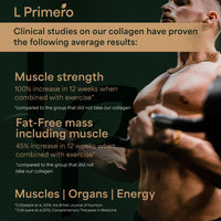 L Primero Collagen Peptides Powder 400g, Hydrolysed Unflavoured, Grass-Fed Bovine Bioactive Protein, Highly absorbable 18 Amino Acids, Keto