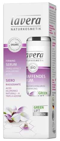 lavera Firming Serum Karanja ✔Anti-Age ✔ hyaluronic acid ✔ Moisturises & Reduces Wrinkles ✔ Vegan ✔ Organic Skin Care ✔ Natural & Innovative Cosmetics (30 ml)