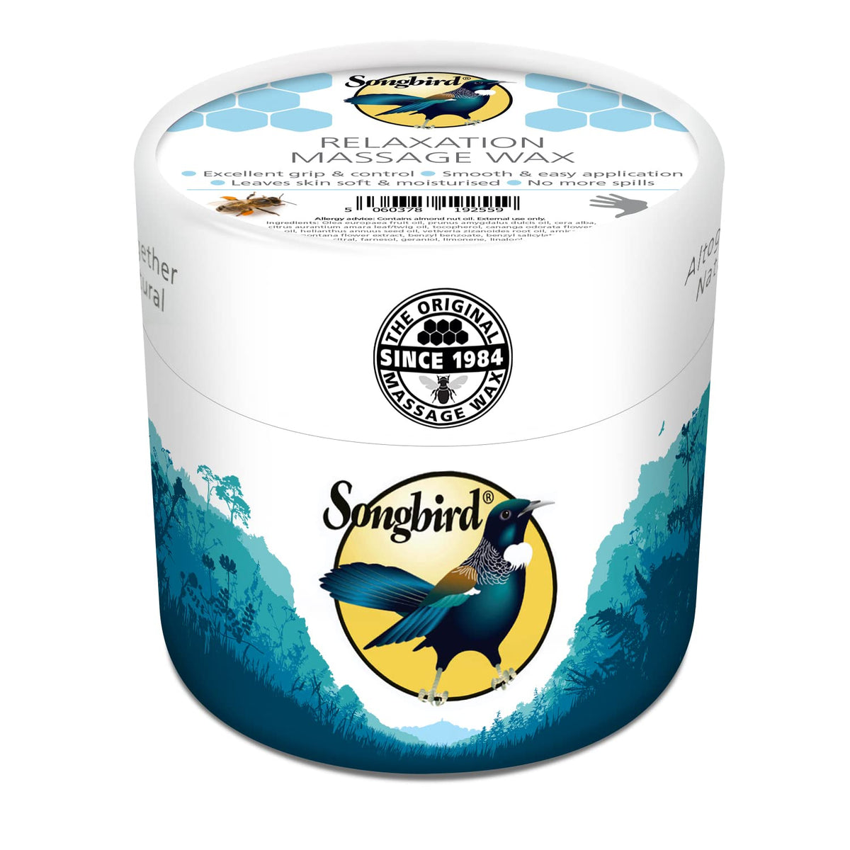 Songbird Naturals Relaxation Massage Wax 600g EcoTub