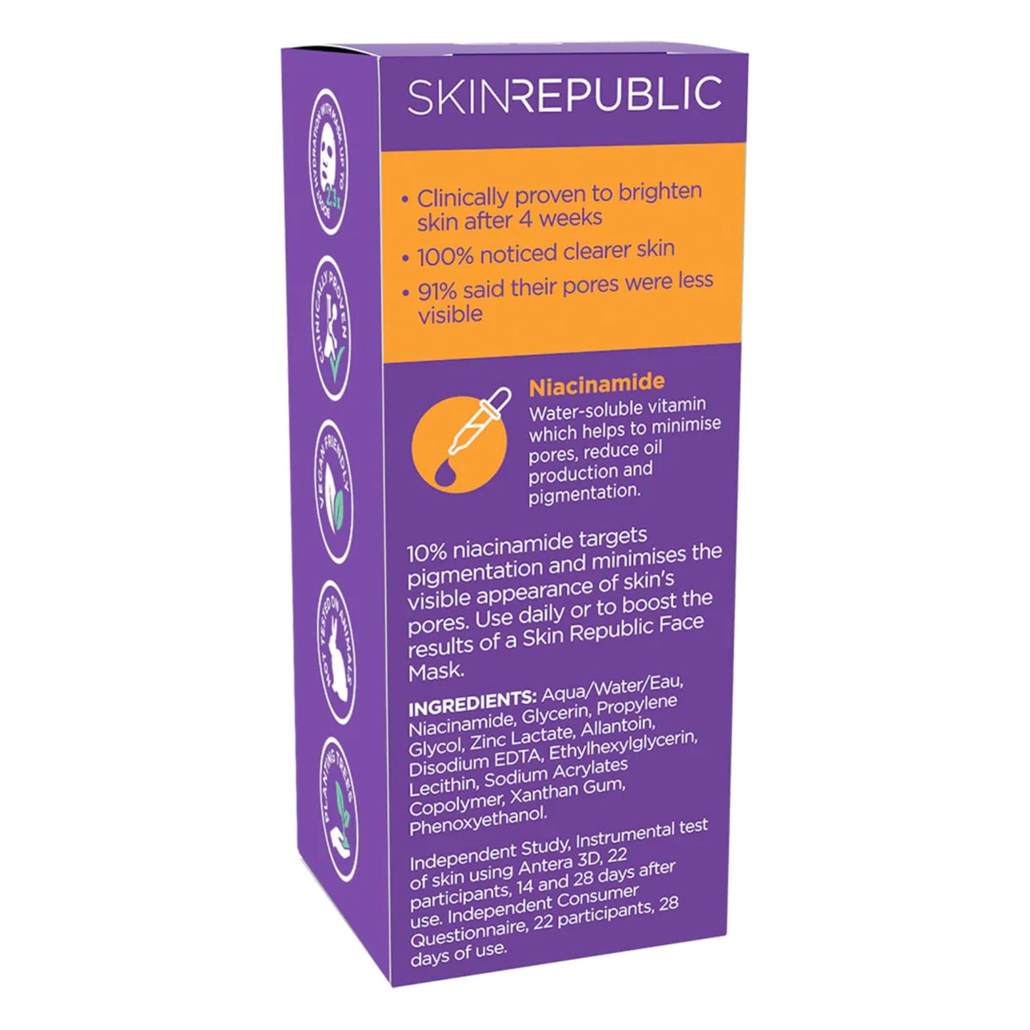 Skin Republic Niacinamide 10% + Zinc 1% Brightening Serum, Minimises Excess Oil, Pigmentation & Uneven Skin Tone (30ml)